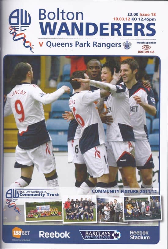 Bolton Wanderers FC v Queens Park Rangers FC